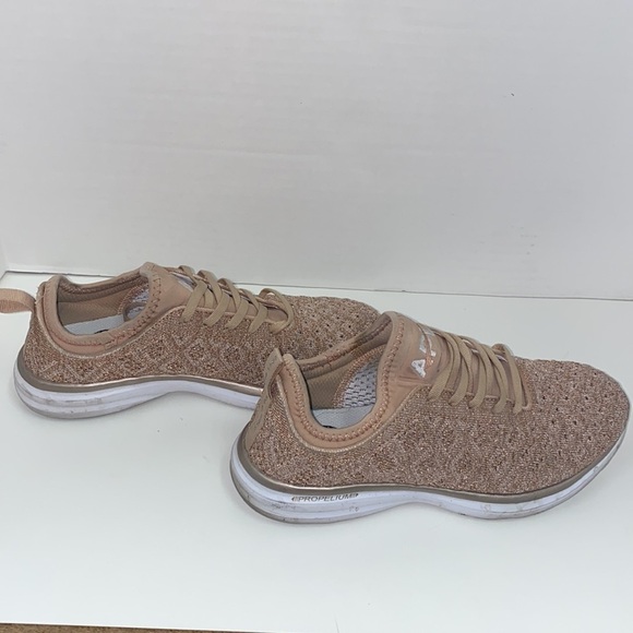 APL Techloom Phantom Lace-Up Sneakers in Dusty Mauve Pink 7.5 - Picture 3 of 8